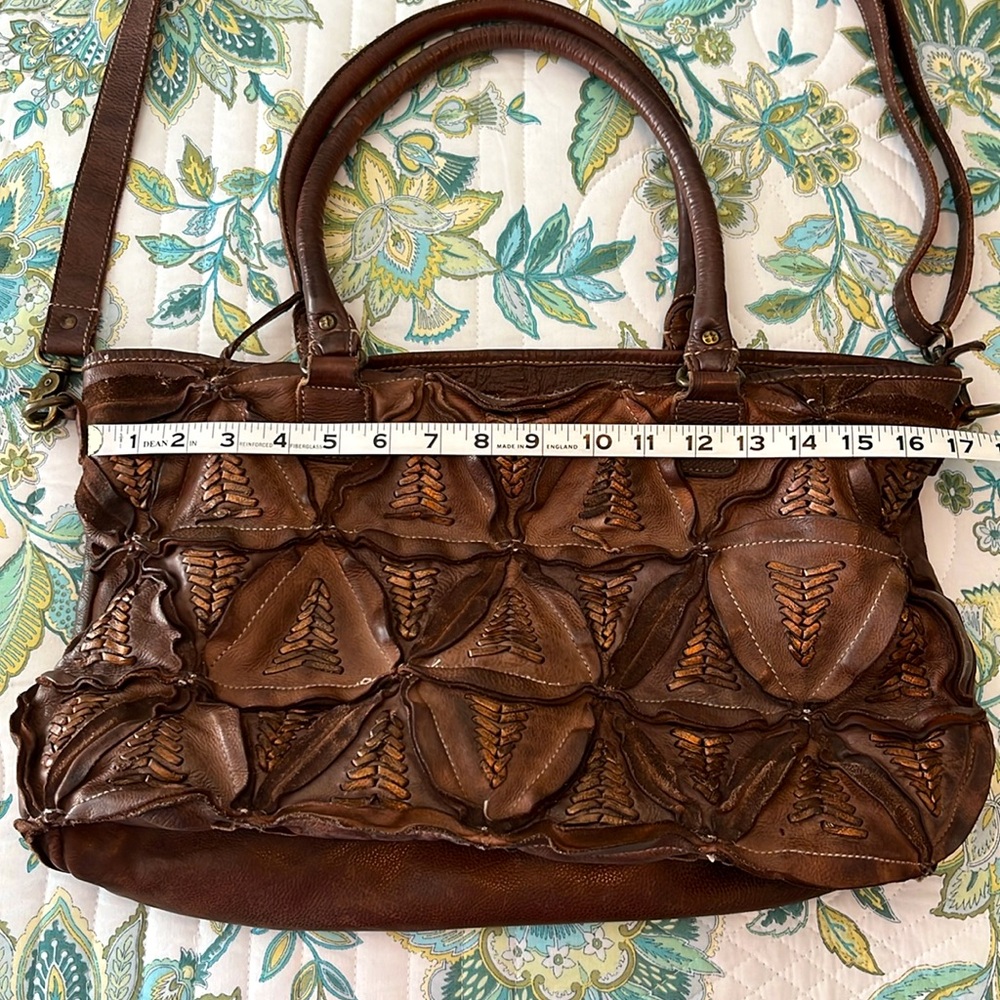 Amsterdam Heritage brown leather crossbody bag. - Picture 11 of 16